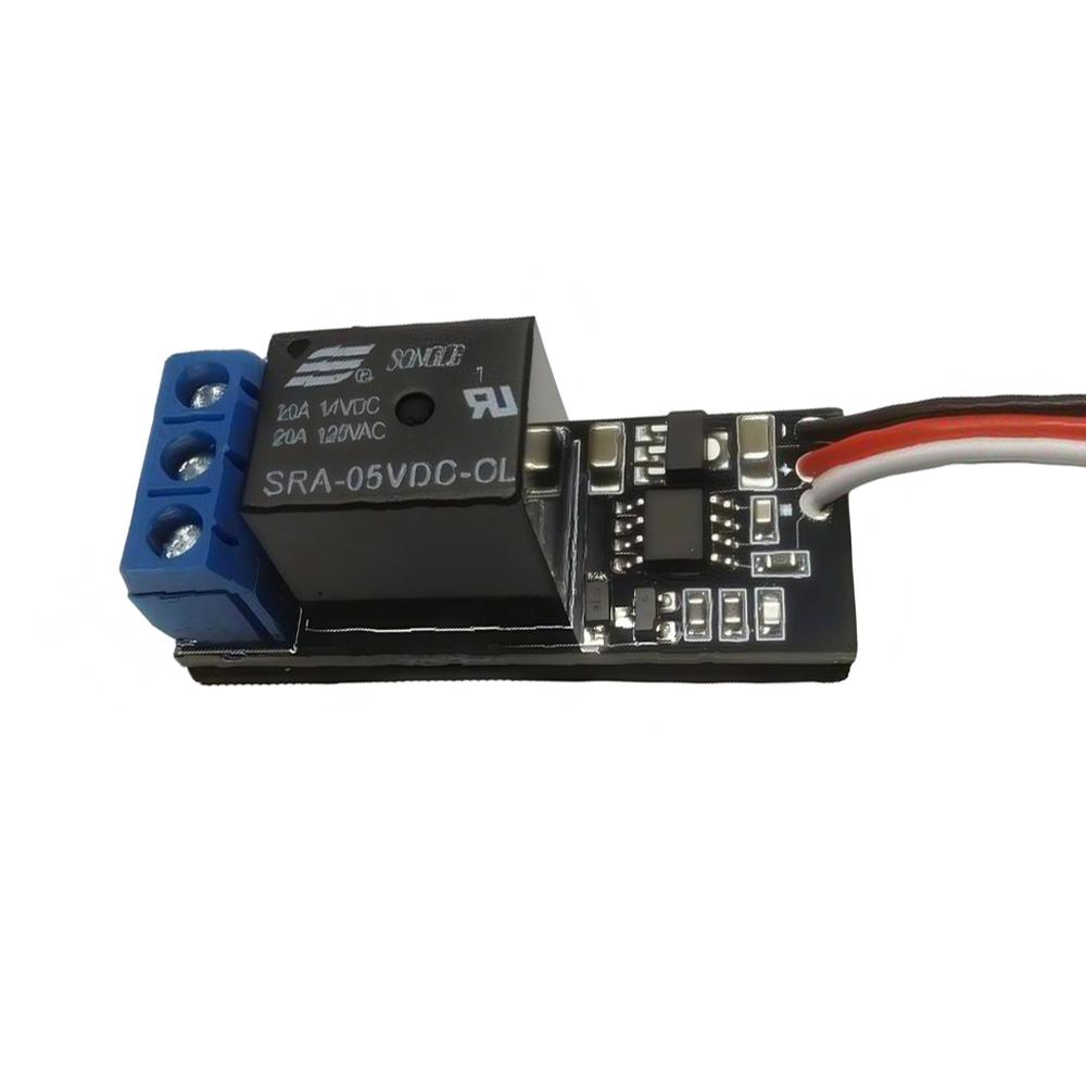 Одноканальный RC PWM переключатель-реле 20А Контроллер светодиодной подсветки Для RC самолета, автомобиля, лодки 1000-2000us Универсальный совместимый приемник