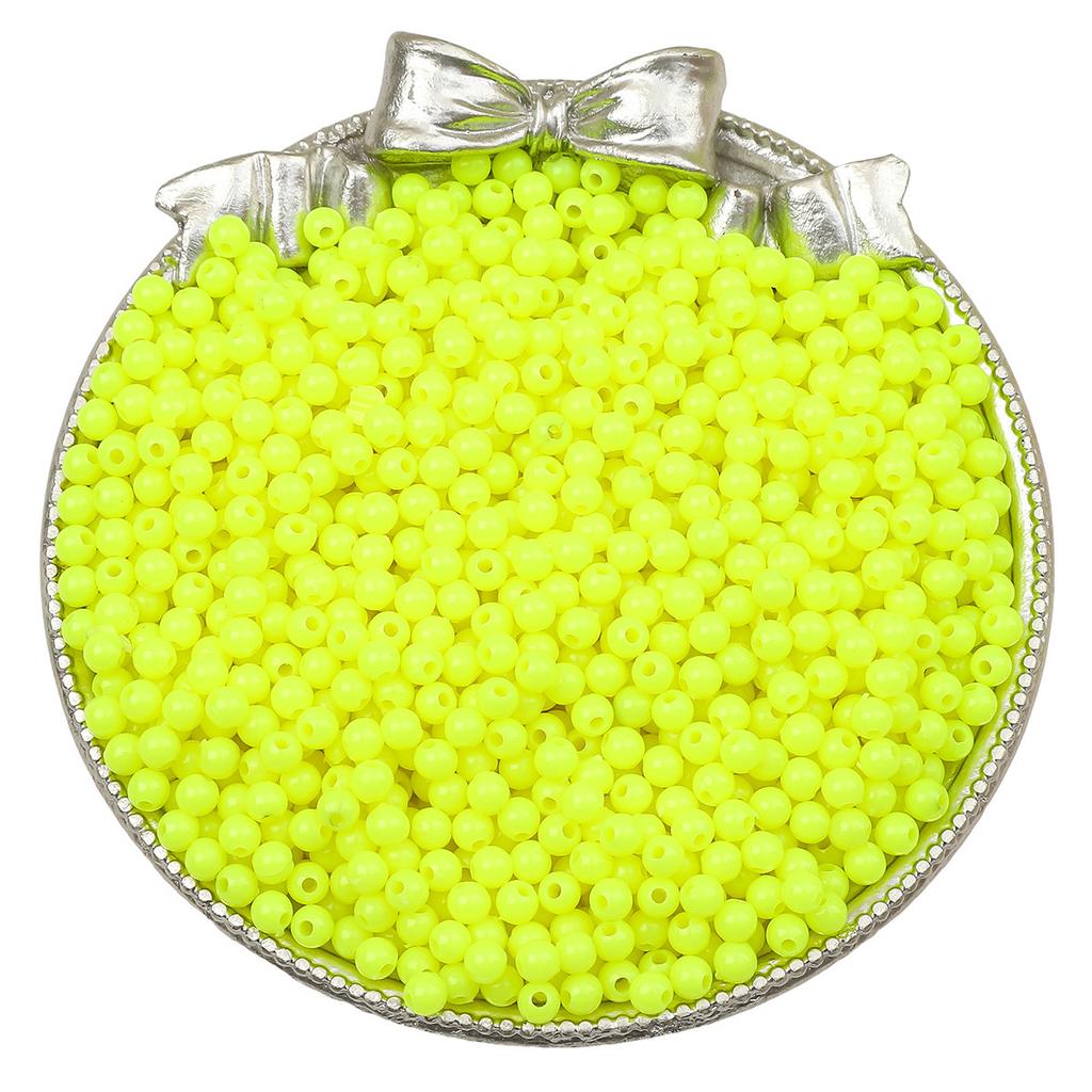 Бусины для браслета ручной работы 3/4 мм акриловые однотонные круглые бусины бусины ручная работа бусины для браслета россыпью бусины ювелирные аксессуары