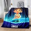 1 шт., Плед для домашнего декора в стиле Disney Pixar Лука. Идеально подходит для дивана, кровати, путешествий, кемпинга, автомобиля