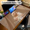 Large Mouse PadBillie Eilish Custom Name Text Personalized Desk Mat Non Slip Gaming Pad