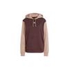 Adidas Originals Sweatshirts Women's Contour Brown Hooded Moderate Regular Unisex IS5243