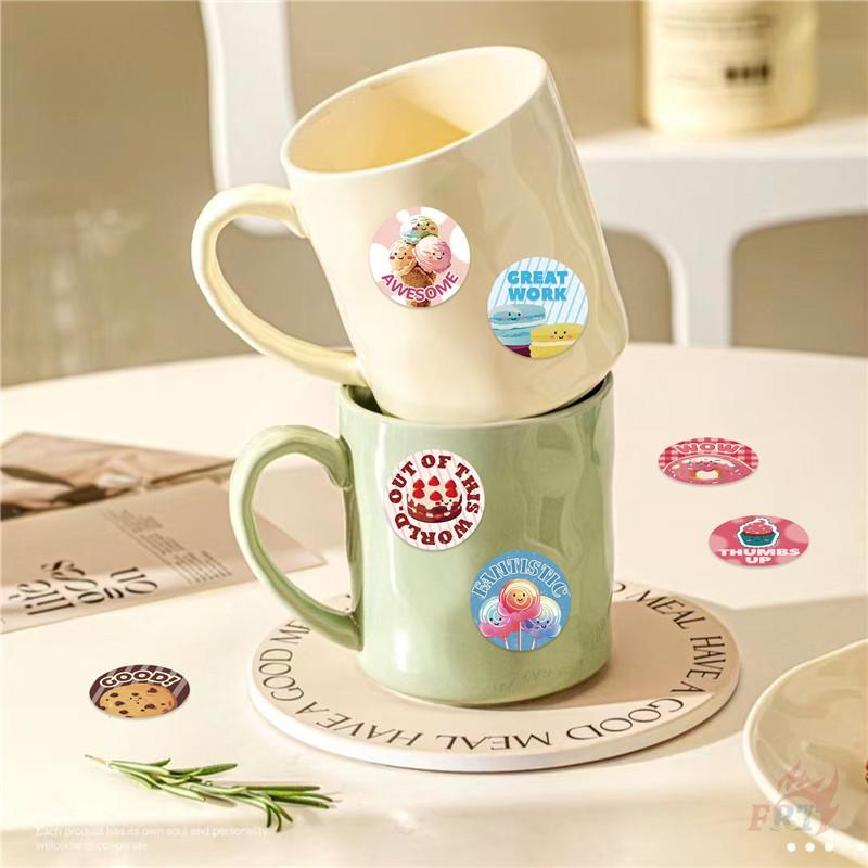 500 шт./рулон Поощрение учителя. Сладкие десерты Детские награды Наклейки - DIY Скрапбукинг Декор Альбом Запечатывание Этикетки Наклейки