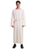 Medieval Renaissance Halloween Costume Hooded Cape Cloak with Scarf, Post-Apocalyptic Shepherd Cape for Cosplay Stage Drama