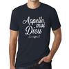 Men’s Vintage Tee Shirt Graphic T Shirt Appelle Moi Dieu Navy