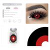 22 мм черные и красные линзы для склеры Токийский гуль Хэллоуин контактные линзы аниме косплей глазные контакты полный глаз