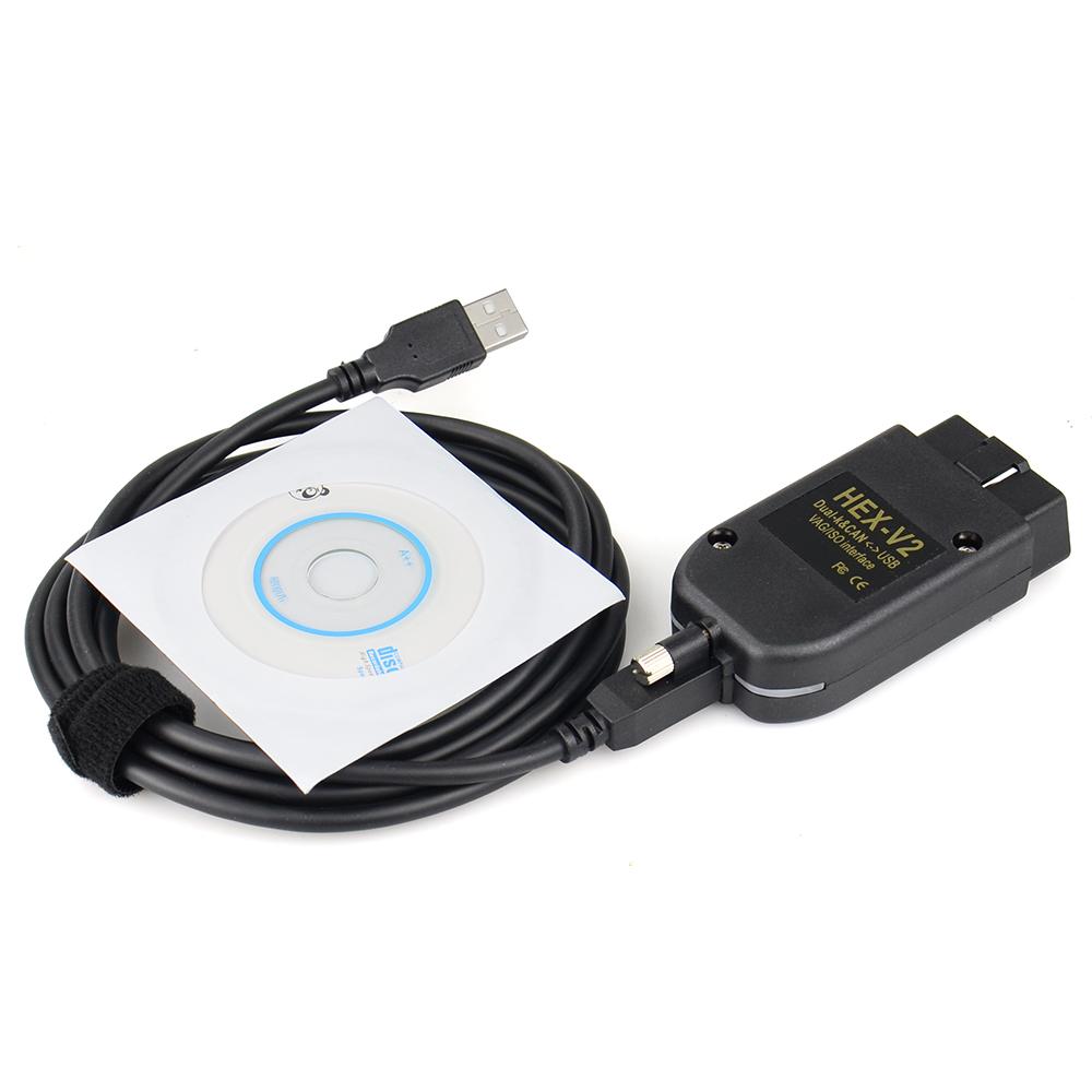 vcfpw6 for VCDS Vag Com Hex V2 24.7 V25.3 Vagcom Interface Cable obd2 Scanner Diagnostic Tool Aodi Skoda VW Car 2025 full original