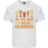 Beer Glasses Funny Alcohol Old Age Unisexs Light Cotton TShirt