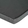 Hall Bench with Cushion and Shelf Black Oak 103 x 38 x 45 cm