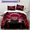 3pcs Duvet Cover Set (1*Duvet Cover + 2*Pillowcase, Without Core), Makima Chainsaw Man Print Soft All‑Season Bedding Set, Home Bedroom Decor Gift