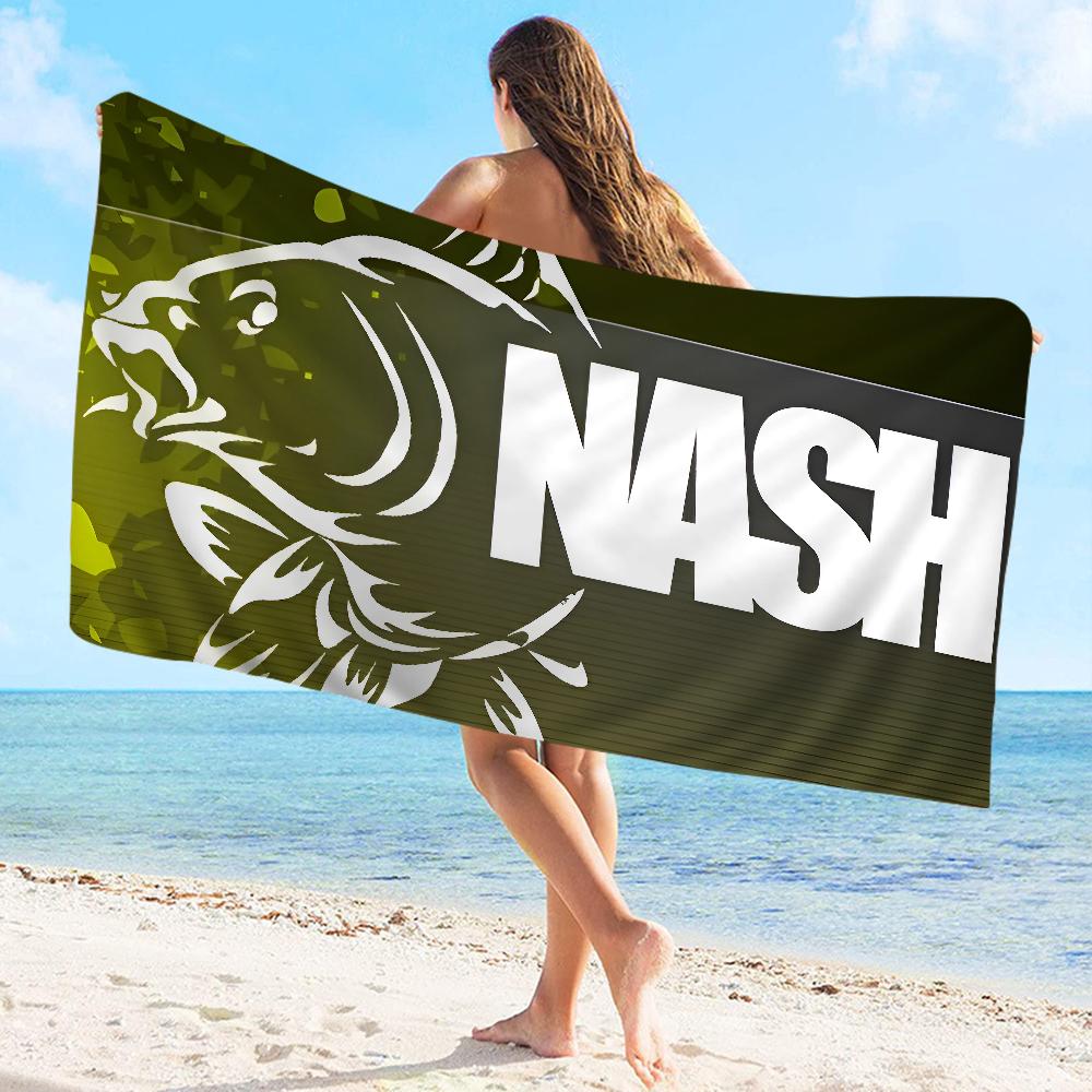 Полотенце для рыбалки Nash из микрофибры Пляжное полотенце Впитывающее Быстросохнущее Мягкое для йоги, плавания, курорта, альпинизма
