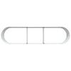 Elevated Planter Box Green 320 x 80 x 44 cm Steel
