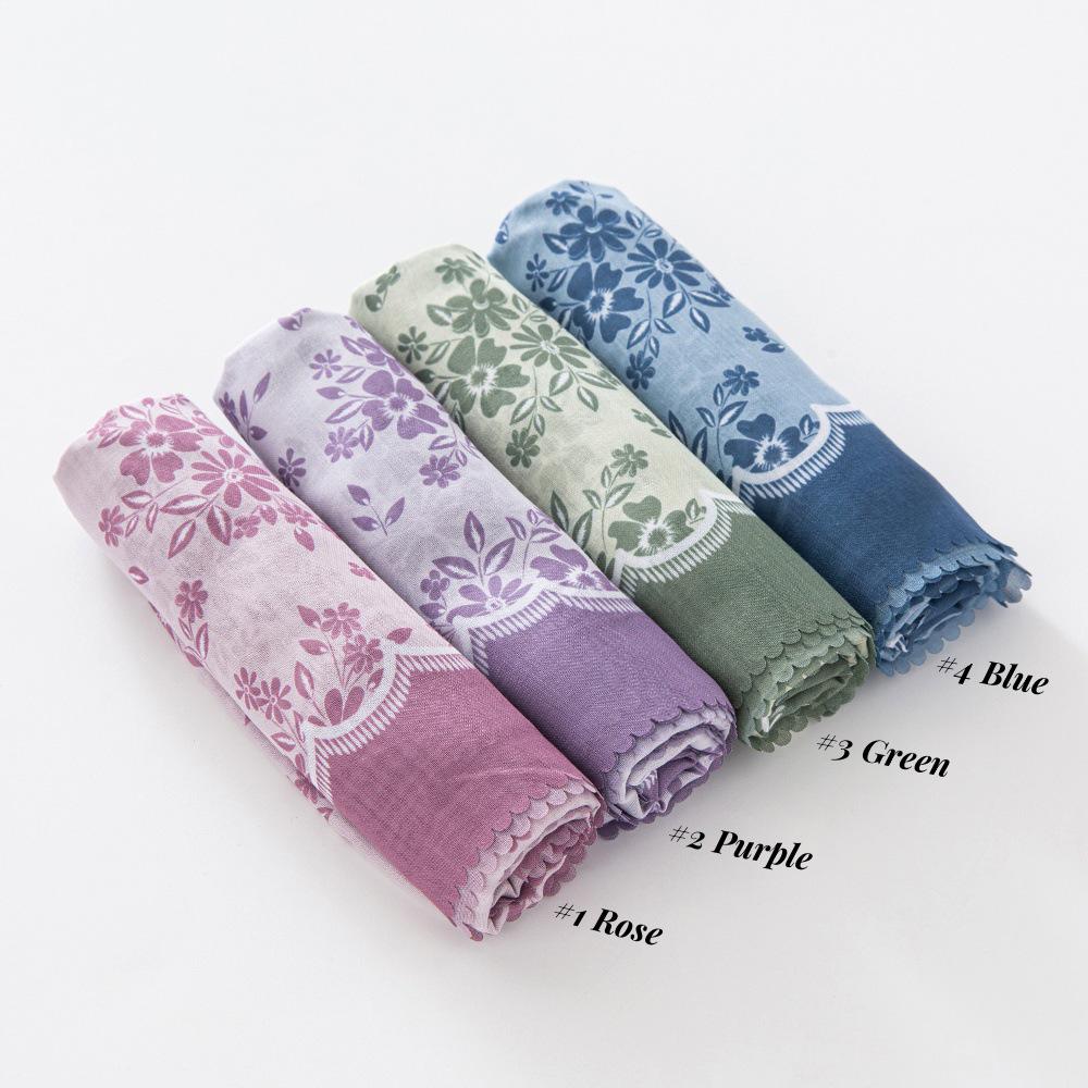 Эксклюзивный малазийский солнцезащитный пыленепроницаемый платок-шаль с принтом балийской пряжи, квадратный шарф 110*110