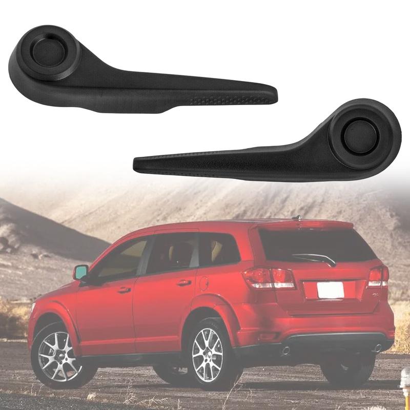 Car Front Left/ Right Manual Seat Recliner Handle 1RW10DX9AA 1RW06HL1AB Black ABS for Dodge Journey without Power Seat 2011-2018