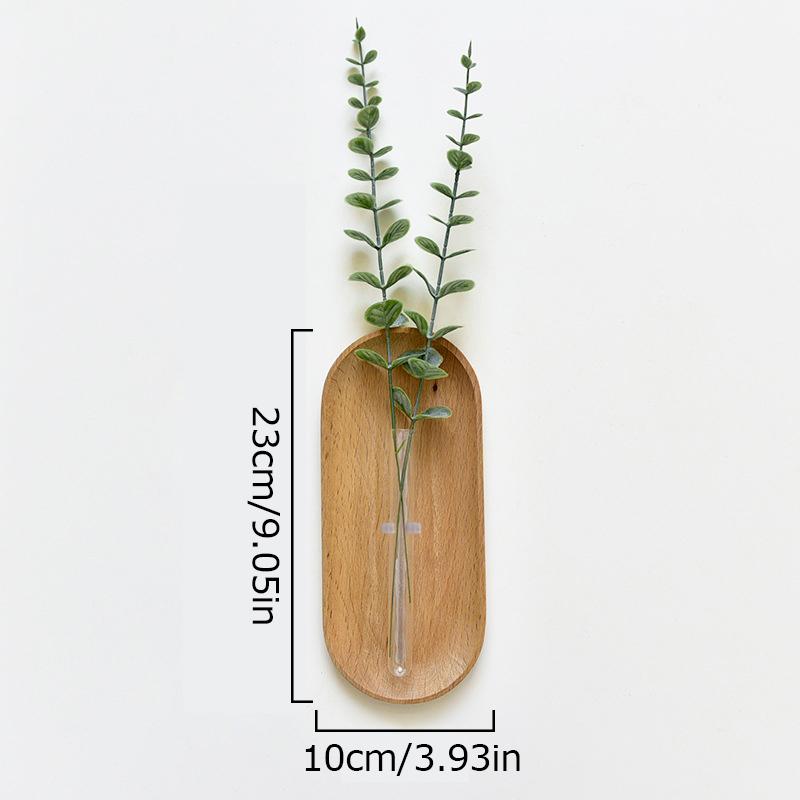 1 шт. Настенное украшение для спальни, твердая древесина, домашний декор, деревянные вазы, креативные, доступно несколько вариантов