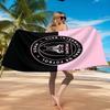 Inter Fc Emblem Printed Microfiber Beach Towel, Soft And Absorbent, Quick-Dry, Ideal for Summer Travel, Beach Essential, Swimming Pool