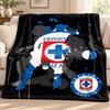 CruzAzul blanket Flannel Blanket Soft Cozy Plush Throw for Sofa Bed Lightweight Home Decoration Outdoor camping