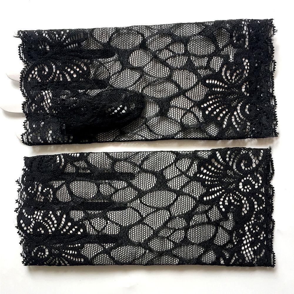 Fishnet Sexy Lace UV-proof Mesh Half Finger Fingerless Gloves Lace Gloves Mittens Driving Gloves