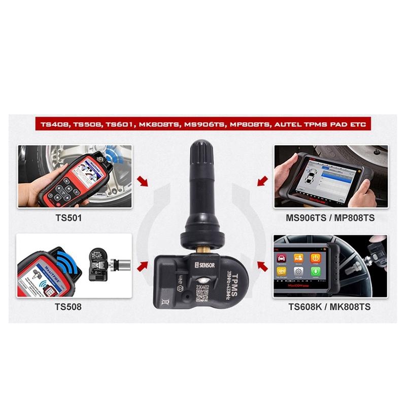 6 шт. Для датчика Autel MX 433 315 МГц Датчик давления в шинах TPMS Инструменты для ремонта сканера Монитор Maxitpms Программирование датчика