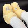 Детские хлопковые пинетки с нескользящей подошвой для мальчиков и девочек, мягкая подошва, теплый вельвет, возраст 0-1 год, осень/зима