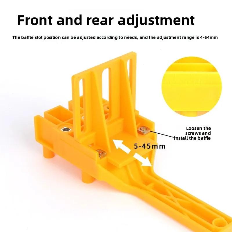 3-In-1 Handheld Woodworking Dowel Jig Self-Centering Drill Guide Kit 6/8/10mm Straight Hole Positioning Puncher Joinery Tools