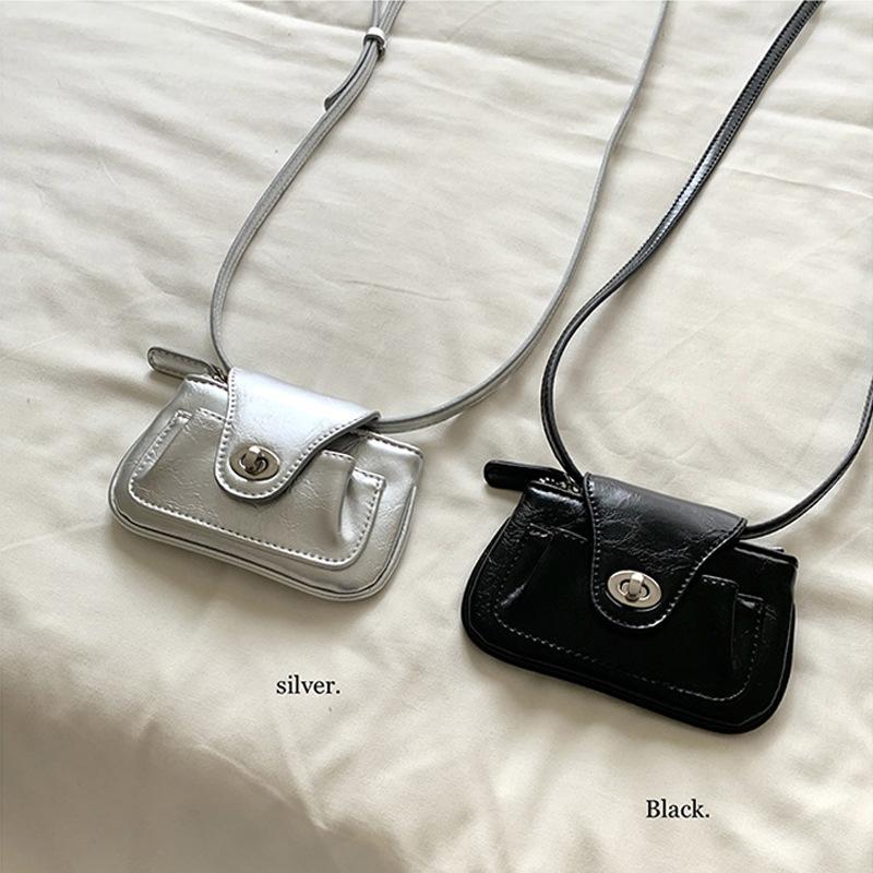 Мини-сумка через плечо из искусственной кожи, маленькая квадратная сумка-мессенджер, женская помада, кошелек для монет, сумка для хранения, откидная сумка на цепочке