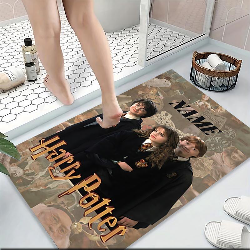 Custom Name Harry Potter's Study Carpet Rug Customizable Soft Washable Anti-Slip Home Living Room Sofa Mats Personalized Rug. 090982