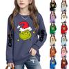 Boys Girls Child Fashion Daily Versatile Casual Crewneck Sweatshirts Daily Long Sleeve Patchwork Top Sweatshirts