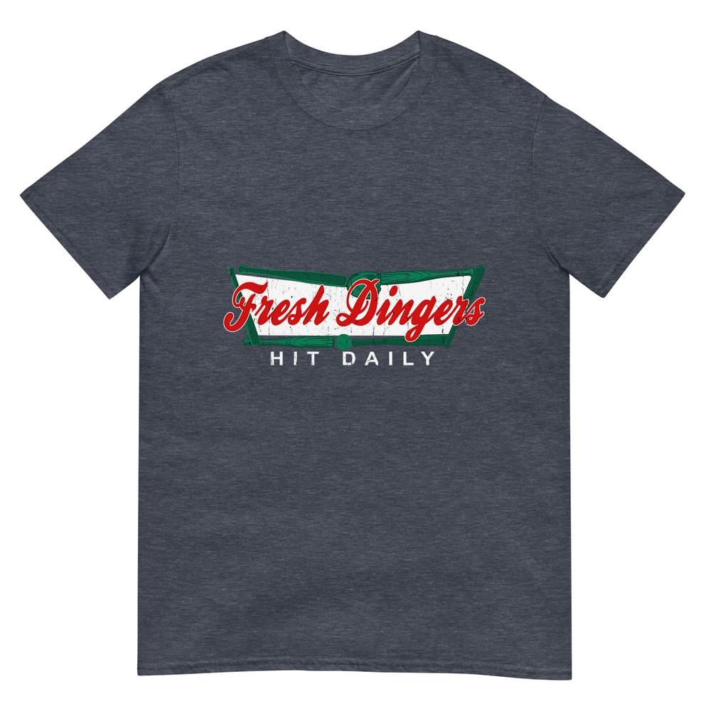 Dont Bunt Hit Fresh Dingers Funny Baseball Softball Game Tshirt