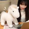 with Mane Horse Plush Toys Stuffed Tail Cartoon Horse Stuffed Toy  Valentine's Day Gifts
