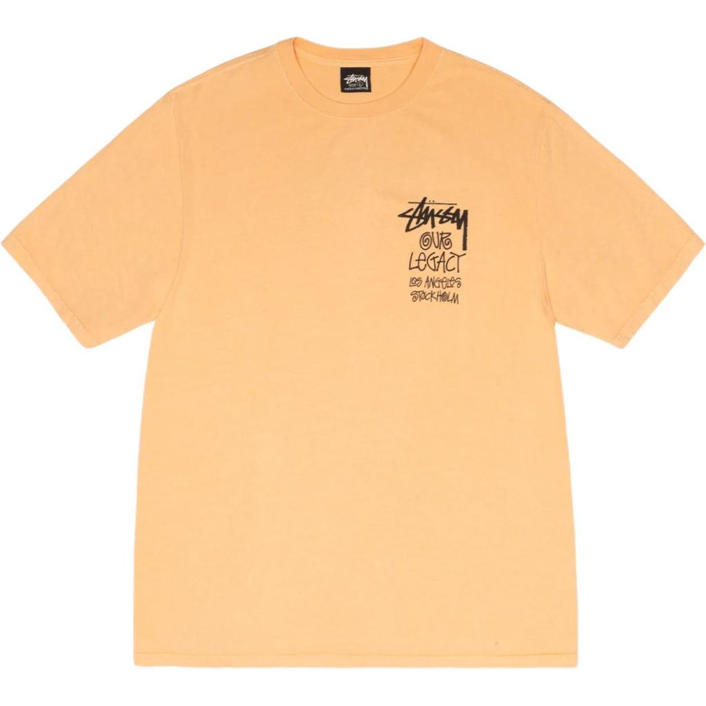 Stussy X Our Legacy Work Shop 8 Ball Yin Yang Pigment Dyed Tee 3903959