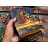 Handmade Leather Mother Godness Journal For Men Women Traveling Sketchbook Blank Book with Antiqe Deckle Edge Paper With Loc