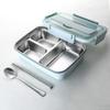 3/4 Grids Divides Food Container Stainless Steel Lunch Container Insulation Lunch Box  Camping