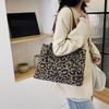 Леопардовый дизайн, модные сумки подмышки, женские универсальные сумки на плечо большой вместимости, женские сумки-тоут для покупок, сумки