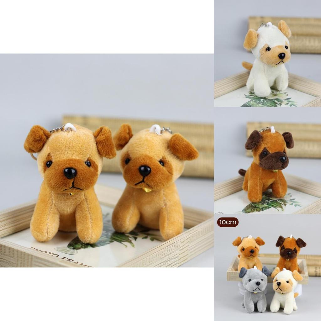 Милая маленькая плюшевая игрушка волчья собака, реалистичный щенок хаски, мягкая игрушка, кукла, брелок