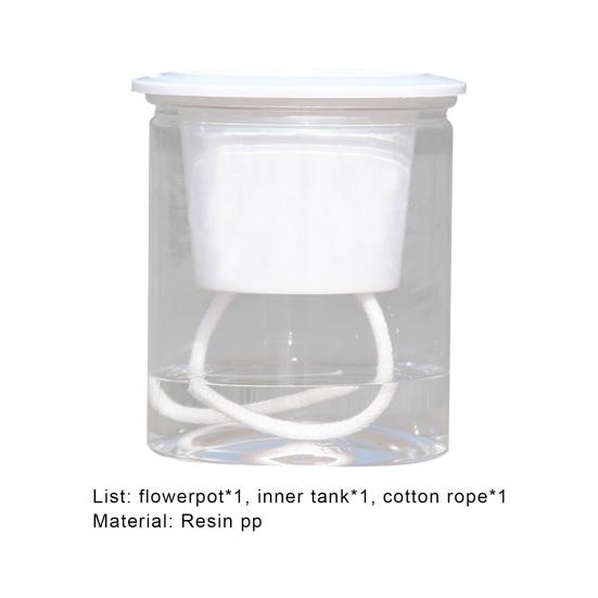 Горшок для цветов Экономия места для отелей Самополив Практичный, устойчивый к трещинам Цветочный горшок Прочный, экономящий труд Самополив