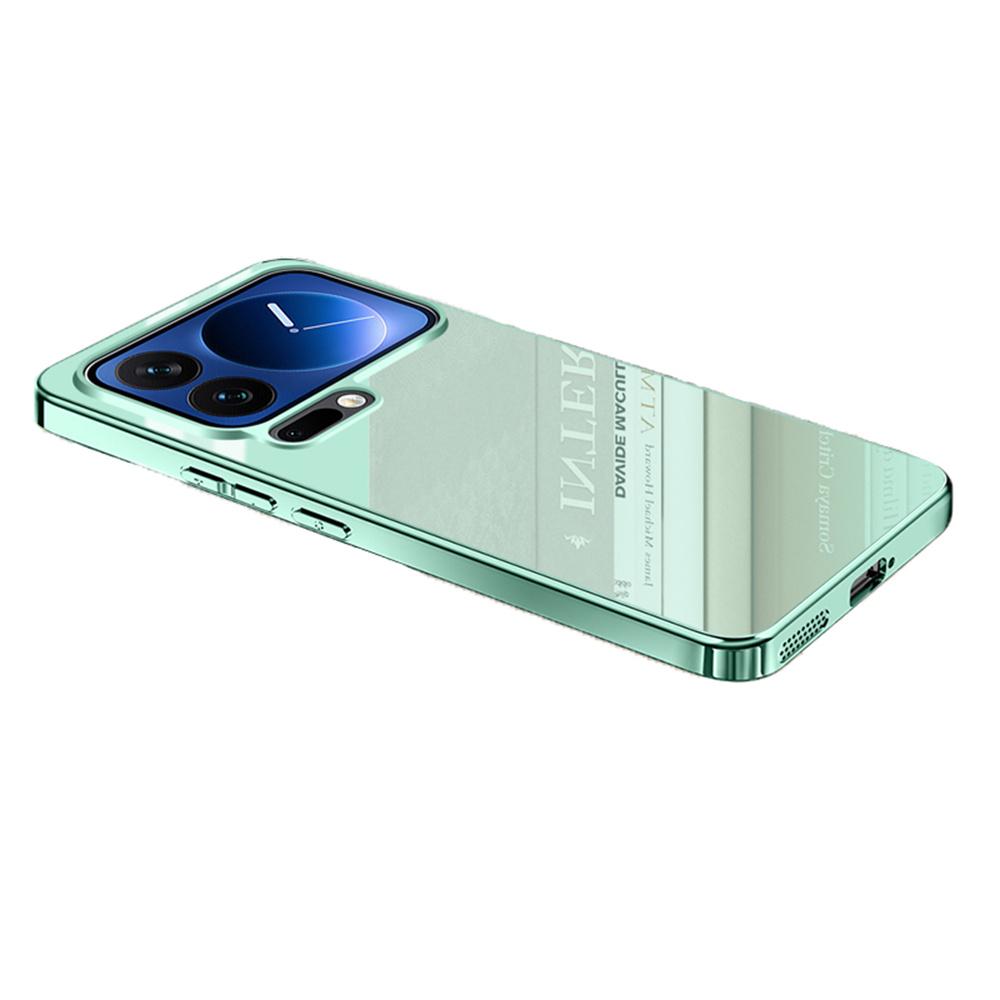 For Xiaomi 17 Pro Case Electroplating PC Phone Back Cover with Camera Lens Protector