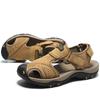 Мужские сандалии Кожаные мужские пляжные римские сандалии Мужская повседневная обувь Шлепанцы Мужская спортивная пляжная обувь