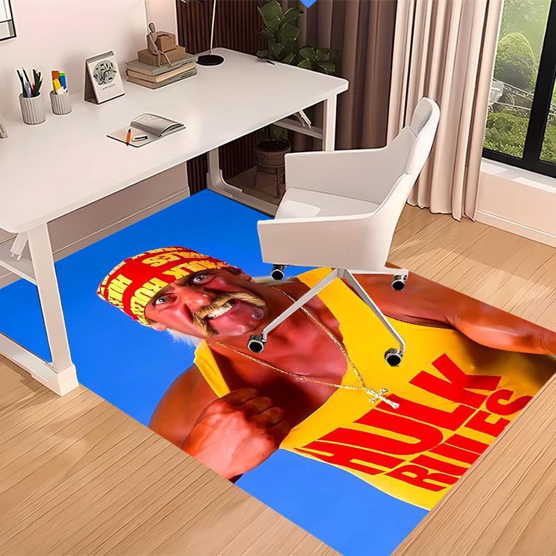 Hulk Hogan1 Printed Absorbent Washable Carpet, Non-Slip Bathroom Mats, Kitchen Rugs, Yoga Mat,Living Room Entrance, Camping Picnic Rugs
