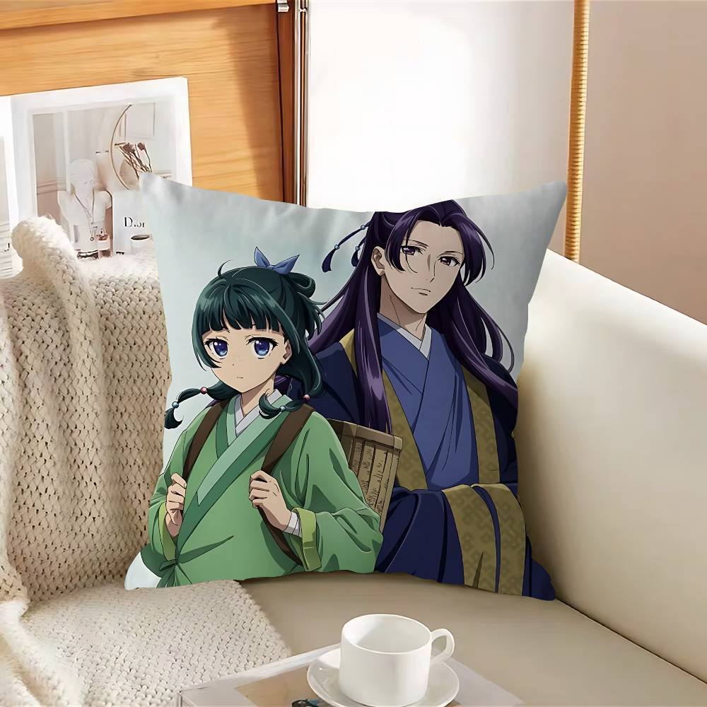 Наволочка A-Apothecary Anime Diaries Съемный Моющийся Чехол для Подушки – Мягкий Лен для Всех Сезонов