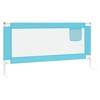 Toddler Bed Safety Rail Blue 180 x 25 cm Fabric