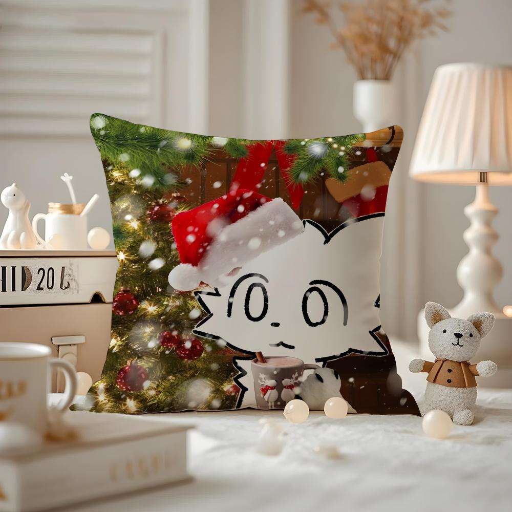 Чехол на подушку с принтом Boykisser Silly Cat, наволочка для подушки на диван в гостиной и декора подушек в спальне