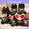 Плюшевая игрушка DC Бэтмен Мягкая набивная кукла Подарок для детей и фанатов Черный Красный Аниме Фабрика