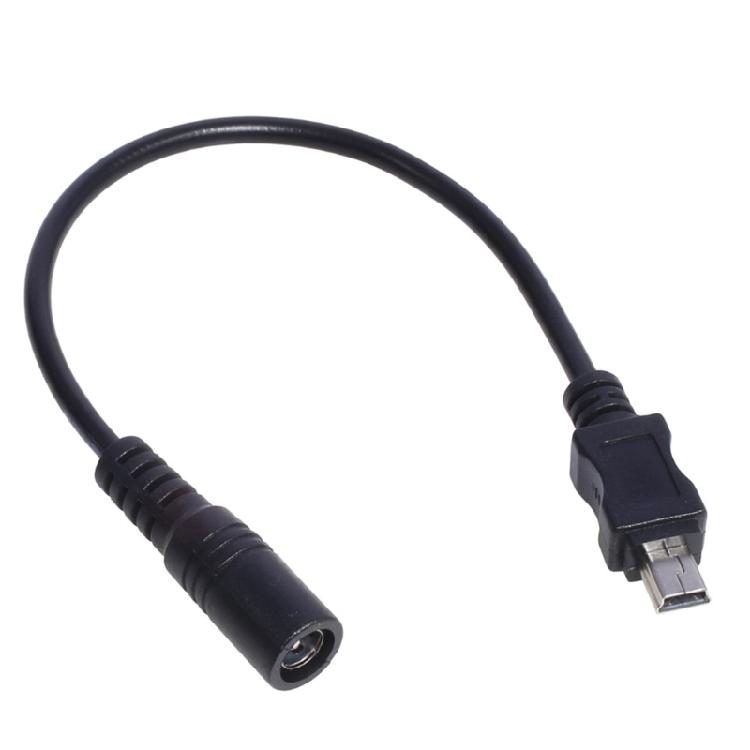 Мини USB-кабель питания 5 В 3 А, разъем DC 5.5 x 2.1 мм для зарядки динамика, MP3, MP4