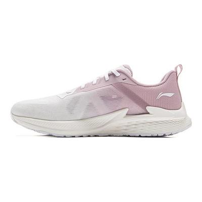 Li Ning Серия Wind Wing Удобные Дышащие Легкие Кроссовки с Низким Верхом для Бега Женские Кроссовки Бело-Розовые ARBV004-5