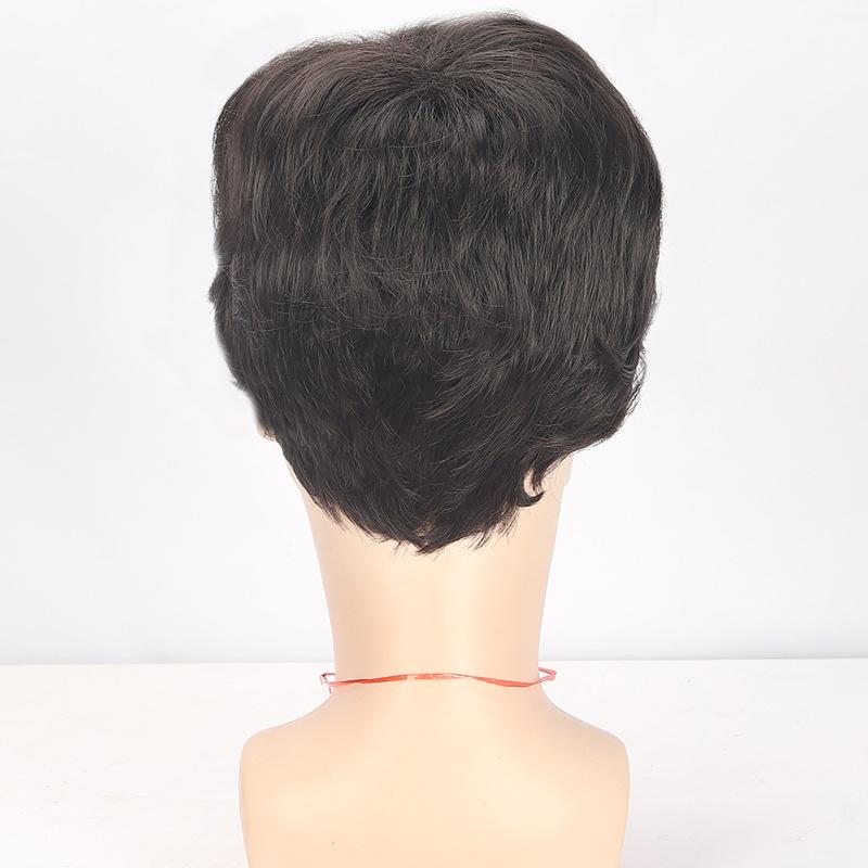 Мужские натуральные волосы короткие прямые