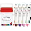 Маркер на водной основе ZEBRA Clickart 36 цветов в футляре WYSS22-36C-N