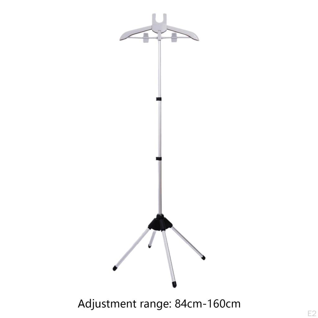 Набор подставки и вешалки для парового утюга с телескопическим металлическим стержнем, складная гладильная доска, устойчивая четверка