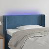 VidaXL LED Headboard Bedroom Furniture Single Bed Accessory Headboard Bed Frame Interior Dark Blue 3123142