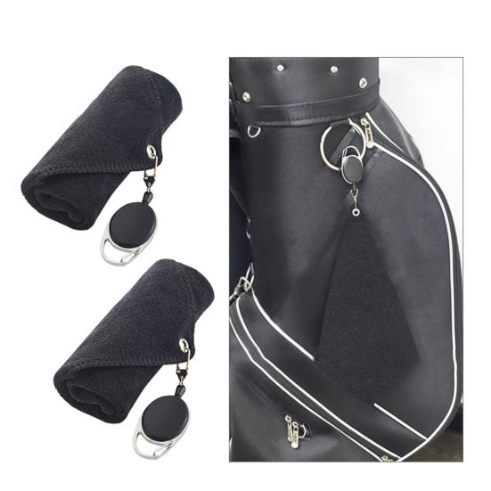 Полотенце для гольфа для гольф-каров или клюшек, хлопковое полотенце с карабином для гольфа