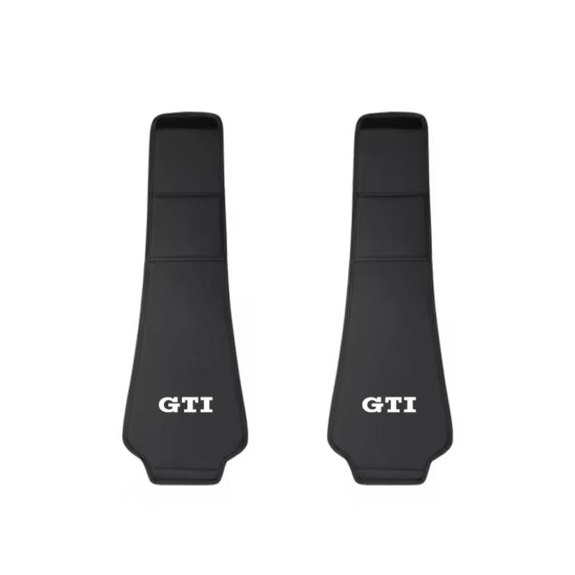 2Pcs Car Seat Pillow Cover Auto Headrest Protective Shell For VW Polo Golf T5 Caddy T4 Touran Golf GTI Passat CC GTD Hub Cap